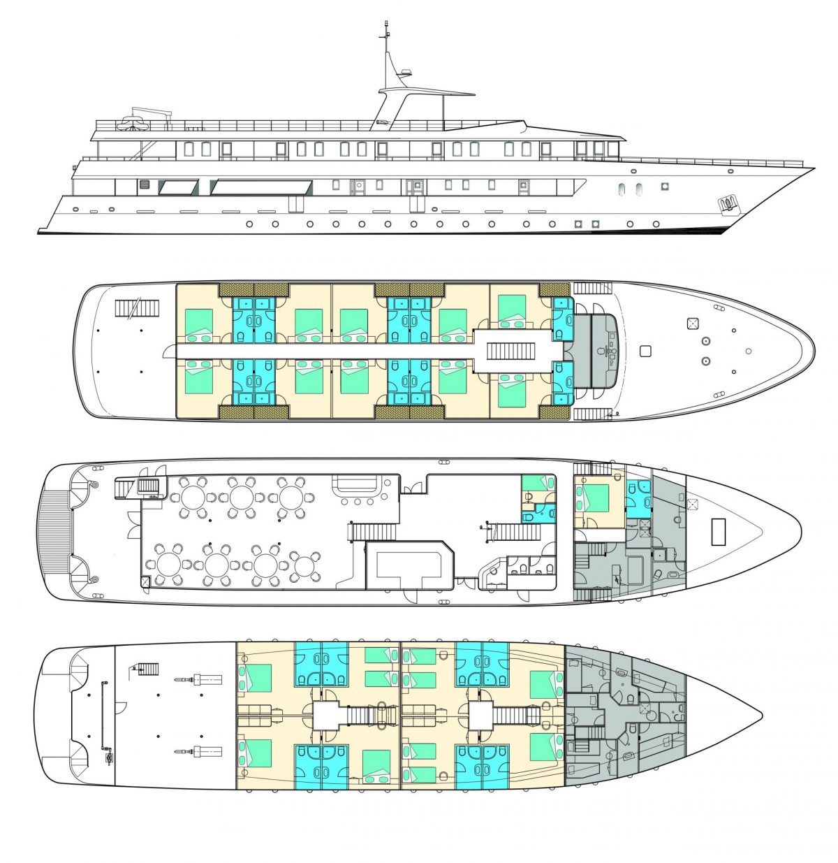 Adriatic Sun Deck Plan