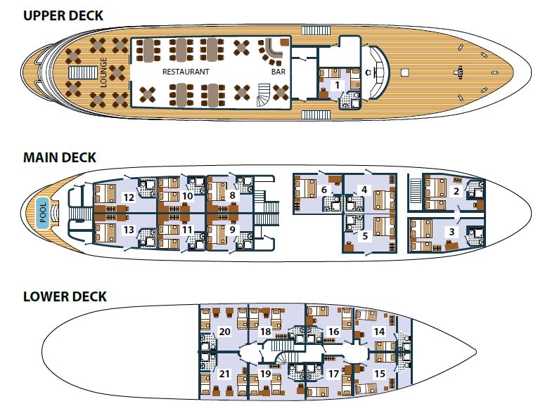 MS Prestige Deck Plan