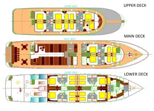 Spalato Deck Plan