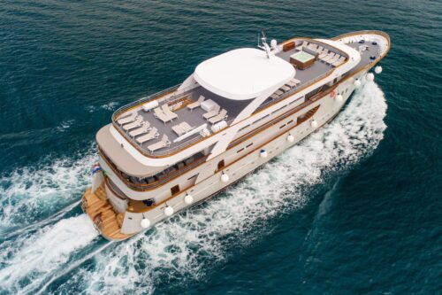 Sailing towards Dubrovnik Coastline - Cruise Tour Croatia