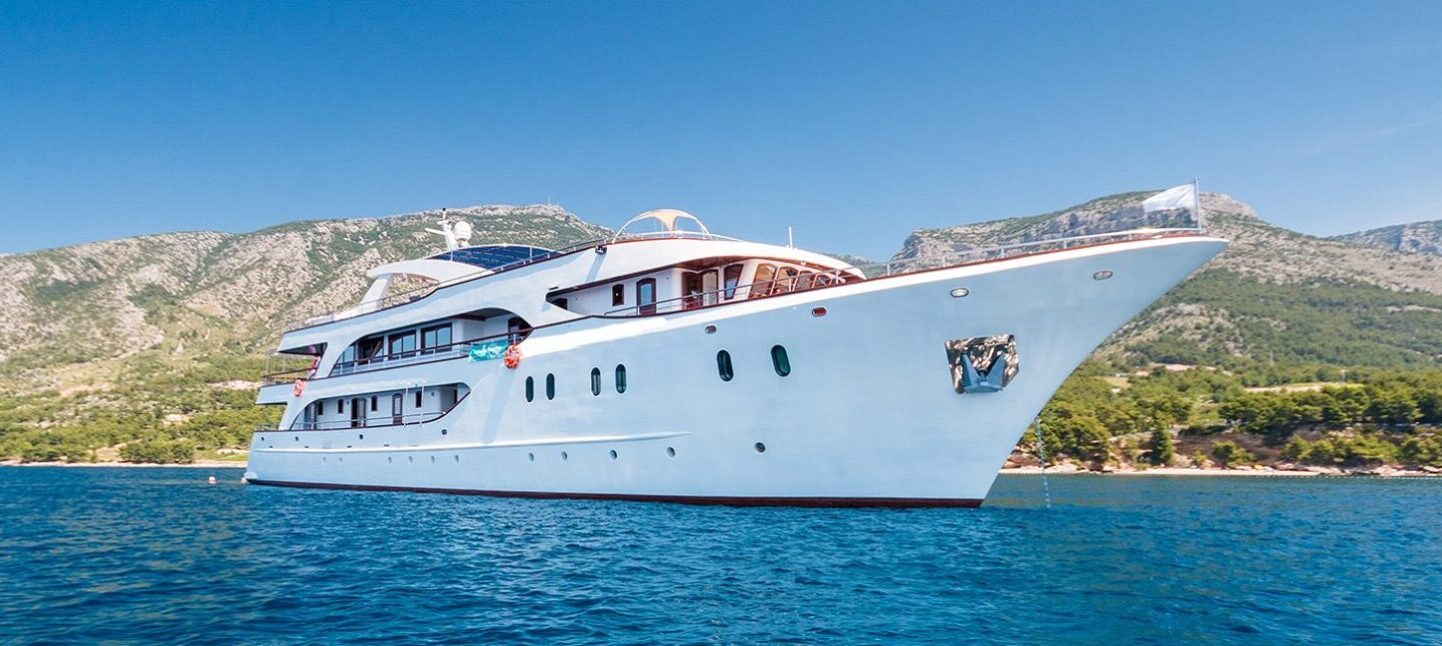 Beautiful harbor view on a Split return cruise in Croatia