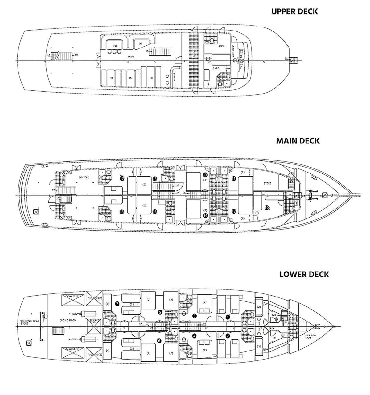 MS Harmonia Croatia Cruise Ship Deck Plan