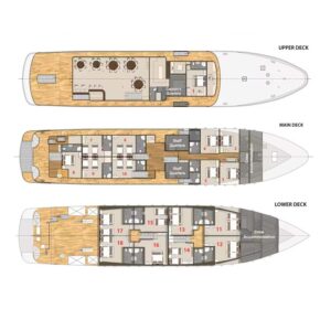 MS Contessa Deck Plan