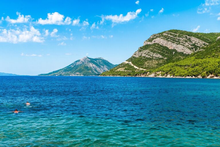 Adriatic Sea view from the Pelješac Peninsula