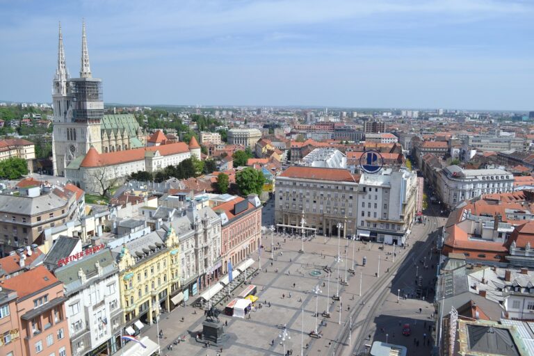 Ban Jelačić Square in central Zagreb