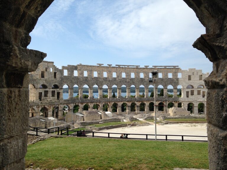 Roman amphitheatre in Pula, Istria