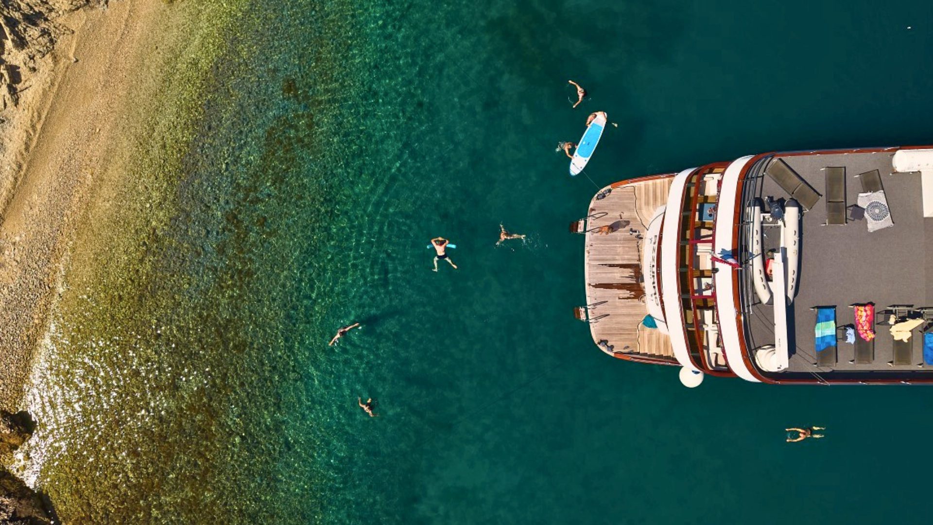 MS Azzurro Deluxe Cruise Ship Croatia swim stop